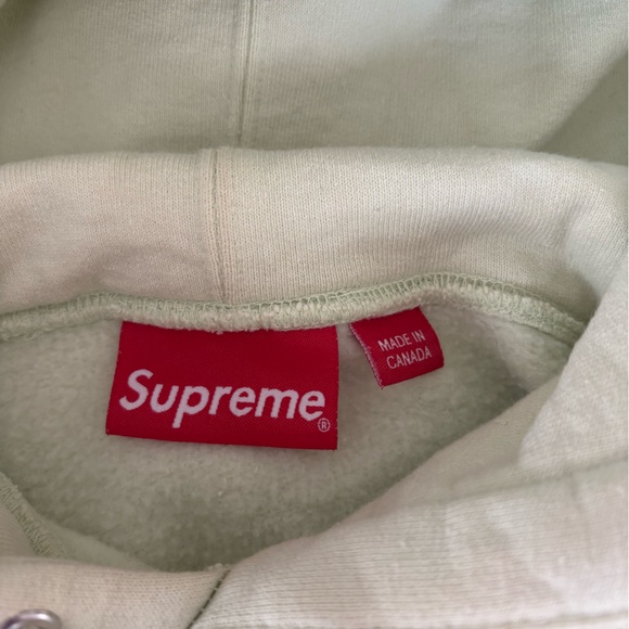 Supreme Pale Green Hoodie - Picture 4 of 7